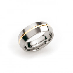 Boccia Titanium & Gold Ring...